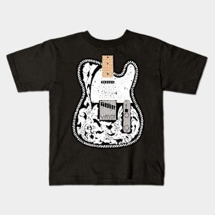 Waylon Jennings Tele Kids T-Shirt